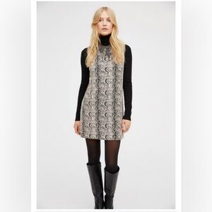 Free People Snake Print Dress